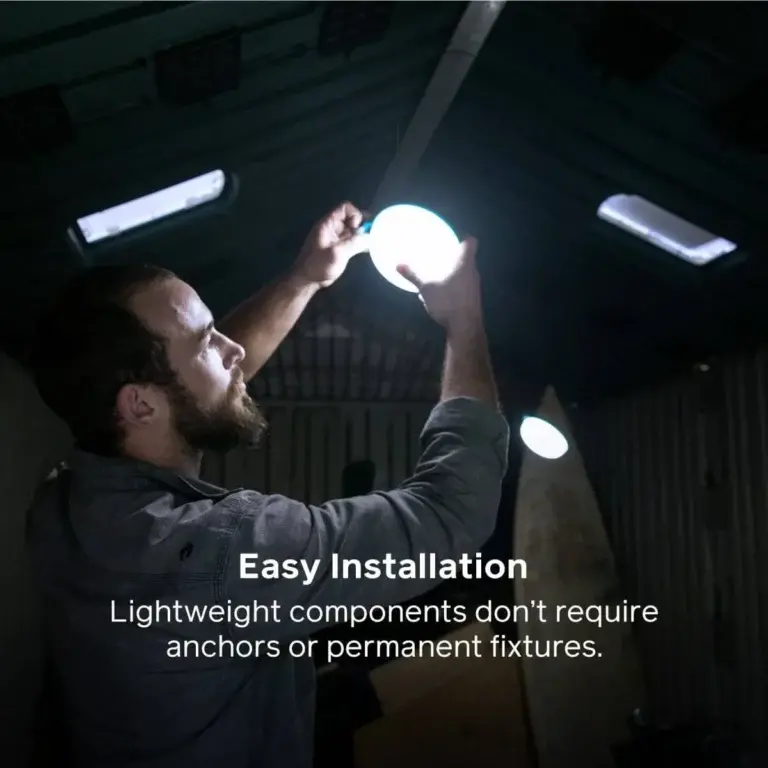 Sollys opladning og radio Solar Home 620 Biolite 3 nødradio med batteri og solceller