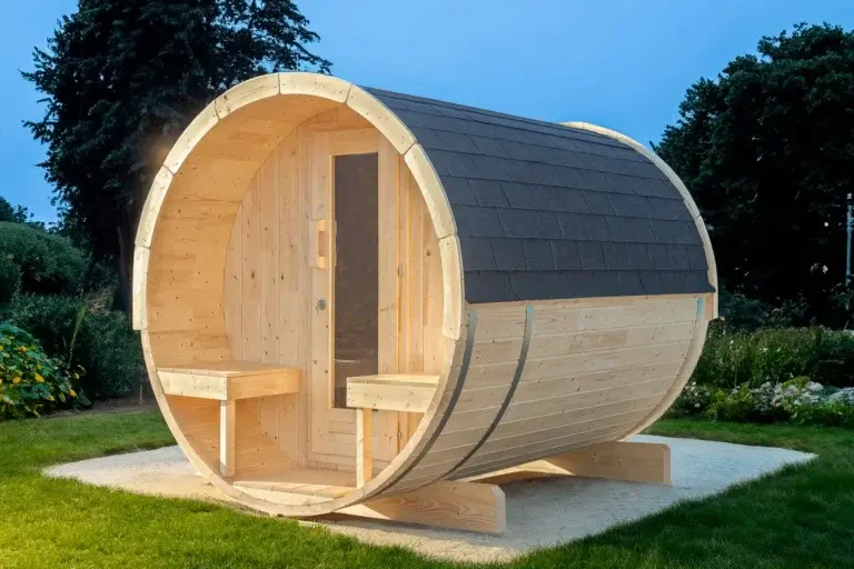 udendørs sauna tønde 250 cm