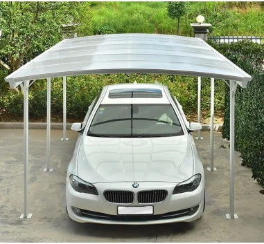 falo carport i aluminium og polycarbonat hvid