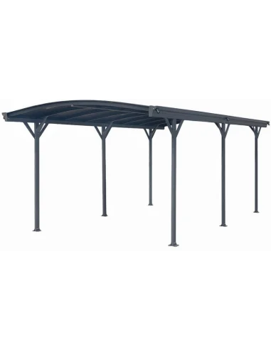 falo carport i aluminium og polycarbonat antracit